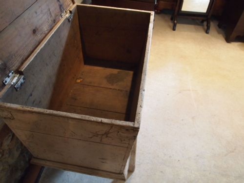 fig 3. Chest box dough bin Victorian Pine c1880