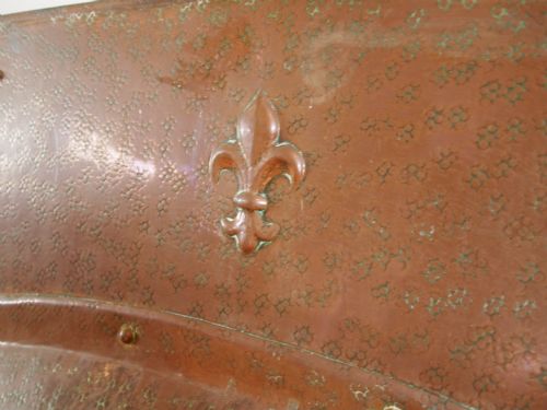 fig 3. Fire place surround Arts and Crafts copper c1900