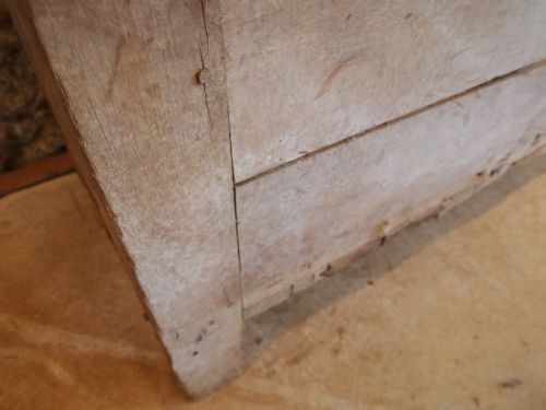 fig 2. Coffer chest trunk window seat French Oak and Sycamore c1750