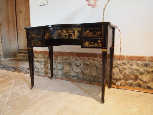 Desk Fine Quality Victorian Chinnoiserie Writing Desk C1890