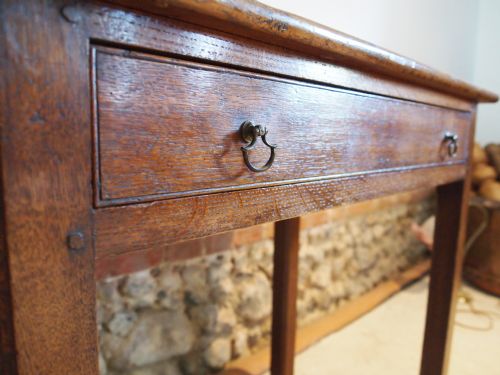 Table Side Lowboy George III Oak C1800