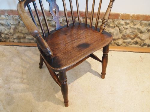 fig 1. Chair Victorian Windsor Ash and Elm c1850