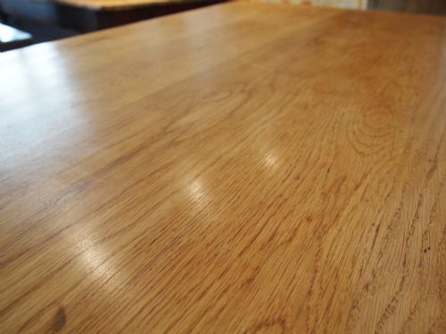 fig 1. Table Edwardian Oak kitchen dining table c1910