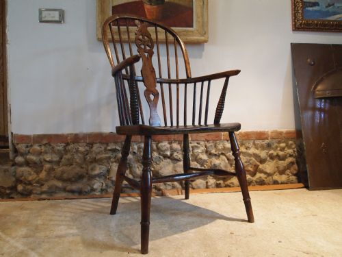 Chair Victorian Windsor Wheelback Ash and Elm C1840