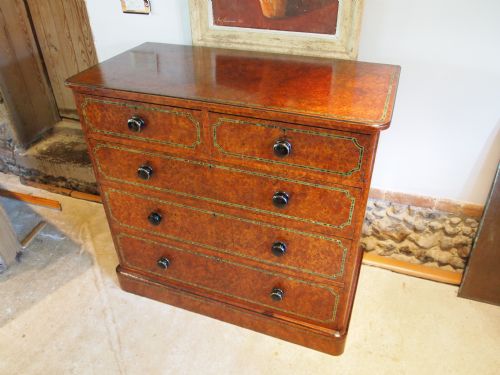 Chest of Drawers Rare Fine Victorian Painted Chest C1880