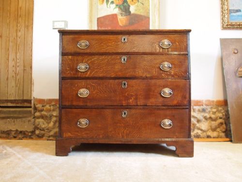 Chest of Drawers George III Oak Small Size C1770