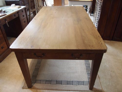 fig 2. Table Elveden Hall estate kitchen dining refectory table c1830