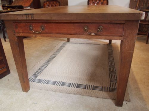fig 3. Table Elveden Hall estate kitchen dining refectory table c1830