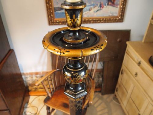 fig 1. Lamp light Chinnoiserie standard lamp c1920