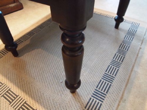 fig 1. Table Victorian Walnut kitchen dining table c1880
