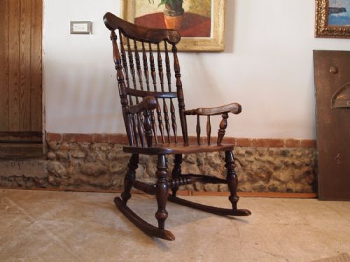 Chair Rocking Chair Rare Victorian John Shadford C1860