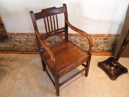 Chair George III Windsor Armchair Fruit Wood and Elm C1790