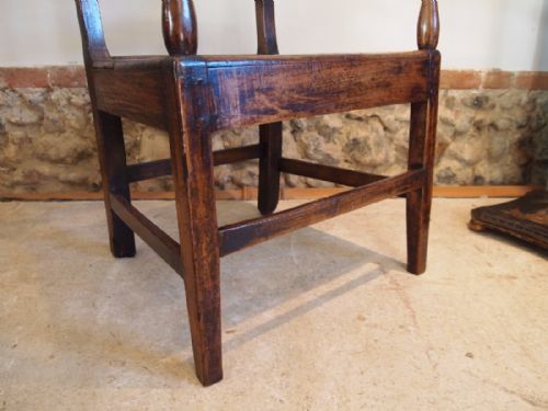 fig 1. Chair George III Windsor armchair Fruit wood and Elm c1790