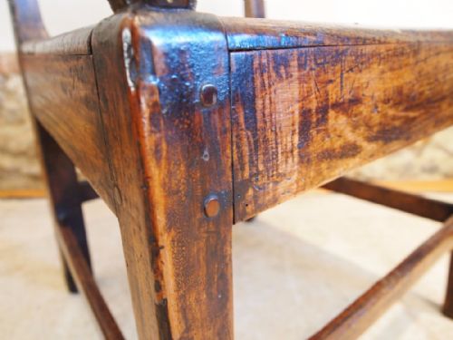 fig 3. Chair George III Windsor armchair Fruit wood and Elm c1790