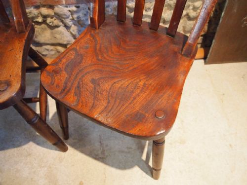fig 1. Chairs Edwardian kitchen Windsor Beech and Elm dining chairs