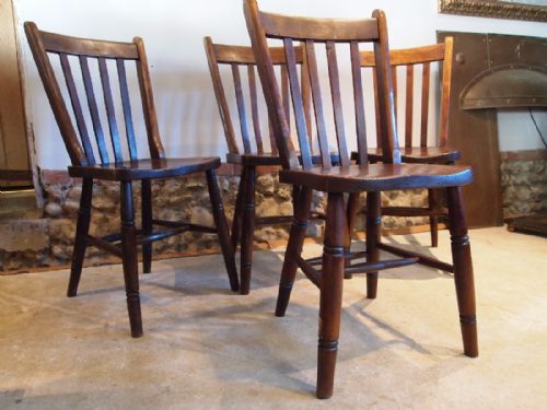 fig 2. Chairs Edwardian kitchen Windsor Beech and Elm dining chairs