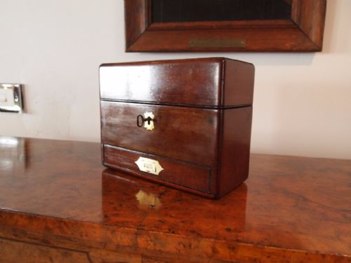 fig 1. Apothecary chest small rare George III campaign military chest c1800
