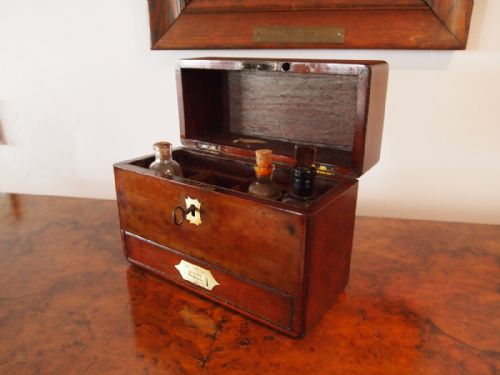 fig 2. Apothecary chest small rare George III campaign military chest c1800