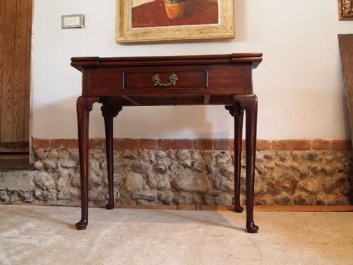 Table Side Lamp Card George II Mahogany C1750