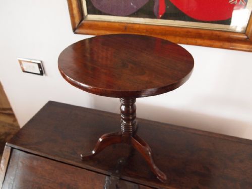 Table Rare George IV Mahogany Apprentice Tilt Top Table C1825