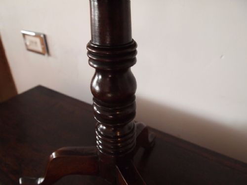 fig 2. Table rare George IV Mahogany apprentice tilt top table c1825