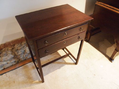 Table Lowboy George III Oak C1770