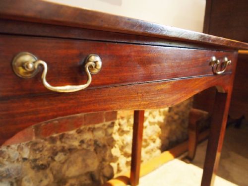 fig 1. Table lowboy side lamp George III Mahogany c1800