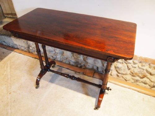 Table Fine Quality Regency Rosewood Side, Console, Sofa or Lamp Table C1825
