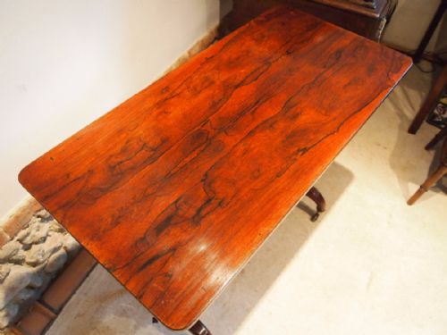 fig 1. Table fine quality Regency Rosewood side, console, sofa or lamp table c1825