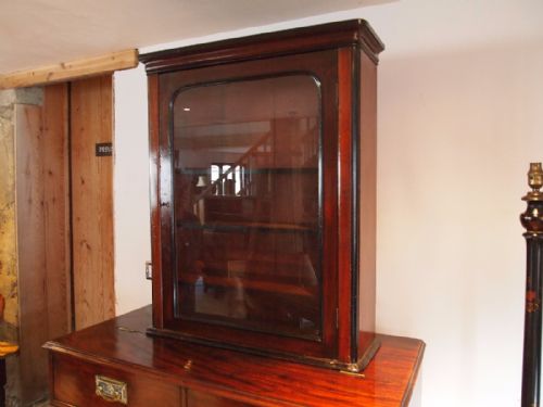 fig 1. Cabinet apothecary display shop Victorian Mahogany c1880