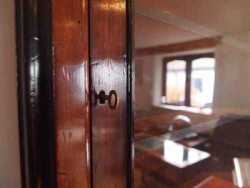 fig 2. Cabinet apothecary display shop Victorian Mahogany c1880