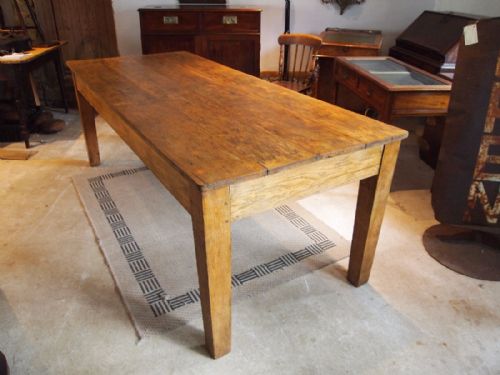 Table Victorian Oak Farmhouse Refectory Dining Table C1890