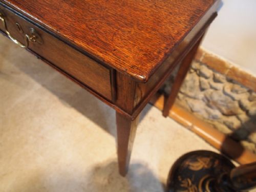 fig 1. Table George III Oak hall console table c1800