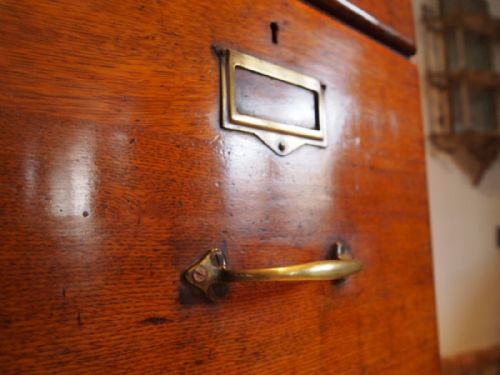 fig 1. Chest of drawers filing cabinet Edwardian Oak c1900