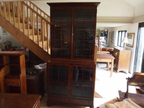 Bookcase Fine George III Mahogany Glazed C1800