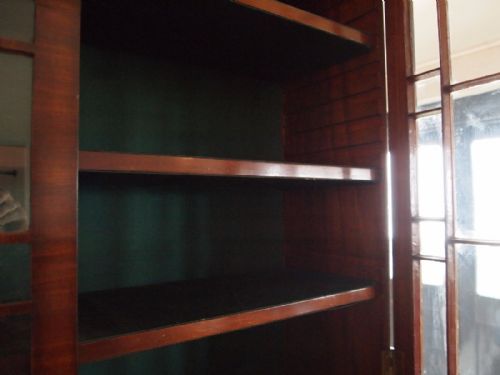 fig 2. Bookcase fine George III Mahogany glazed c1800
