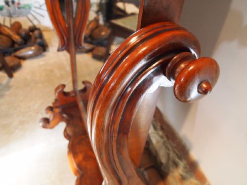 fig 2. Mirror Cheval stunning William IV Mahogany c1835