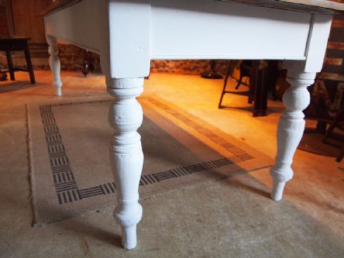 fig 2. Table Victorian Pine farmhouse refectory dining table seats 8-10 c1870