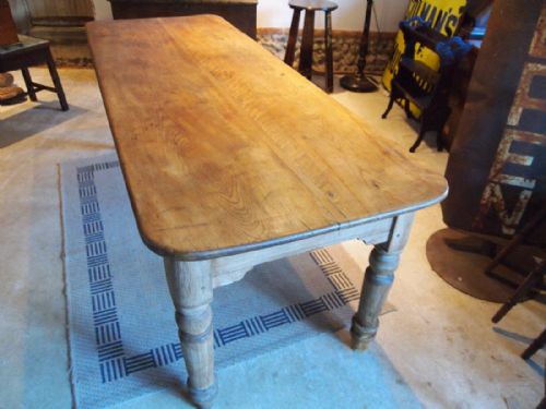 Table Farmhouse Refectory Dining Victorian Ash C1850
