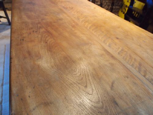 fig 1. Table farmhouse refectory dining Victorian Ash c1850