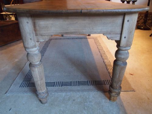fig 2. Table farmhouse refectory dining Victorian Ash c1850