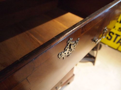 fig 3. Chest of drawers chest on chest George II Walnut c1740