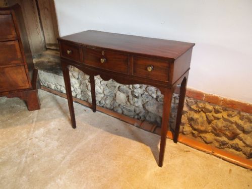 fig 1. Table hall lamp side console Edwardian Mahogany c1910