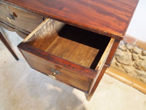 fig 2. Table hall lamp side console Edwardian Mahogany c1910