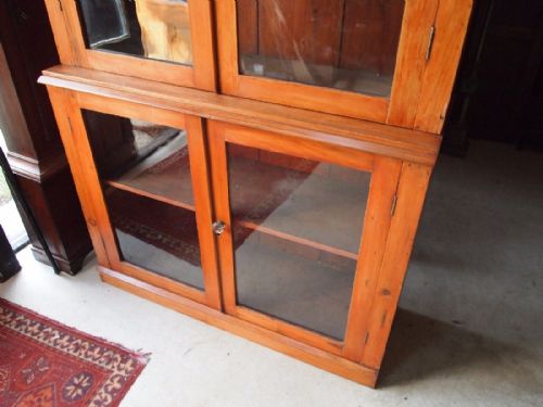 fig 1. Cupboard cabinet Victorian Pine pantry or bookcase c1880