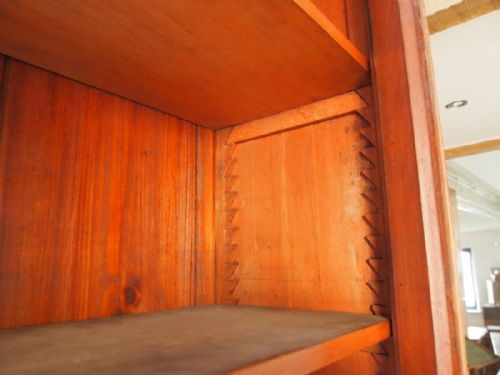 fig 2. Cupboard cabinet Victorian Pine pantry or bookcase c1880