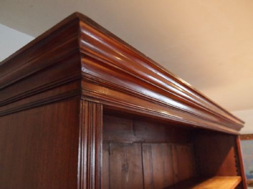 fig 1. Bookcase Large Victorian Mahogany c1890