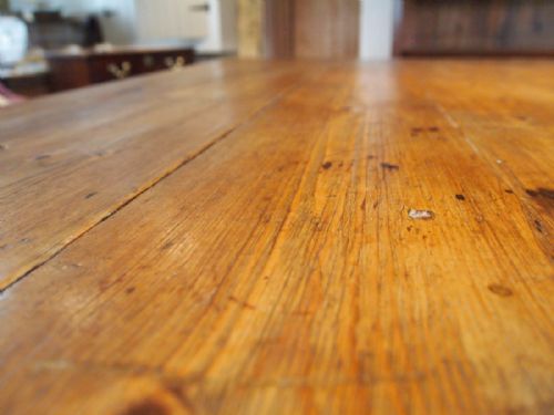 fig 2. Table Victorian Pine refectory farmhouse dining table c1880