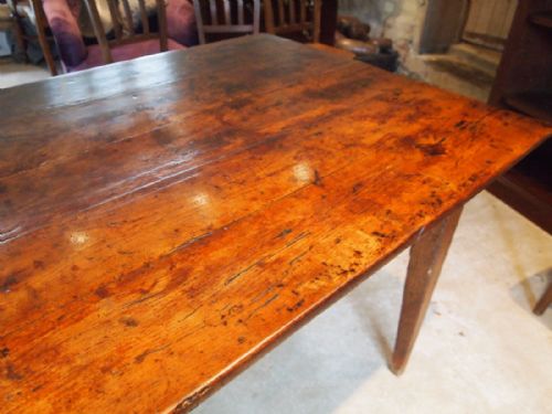 fig 2. Table superb French Cherry wood refectory farmhouse c1840