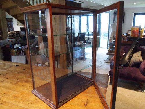 fig 2. Cabinet display Haberdashery shop Victorian Mahogany c1880